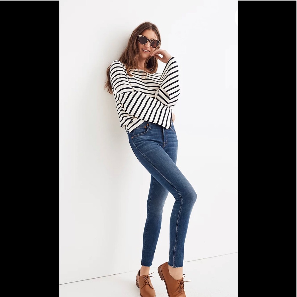 Madewell 9” Mid-Rise Skinny Jeans in Palom…